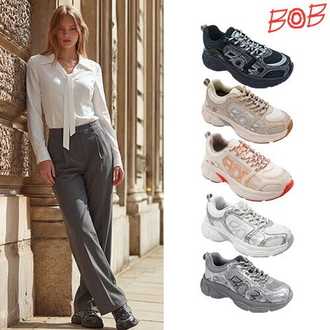 BOB 26SS 여성 아이코닉 메쉬 워킹화 1종