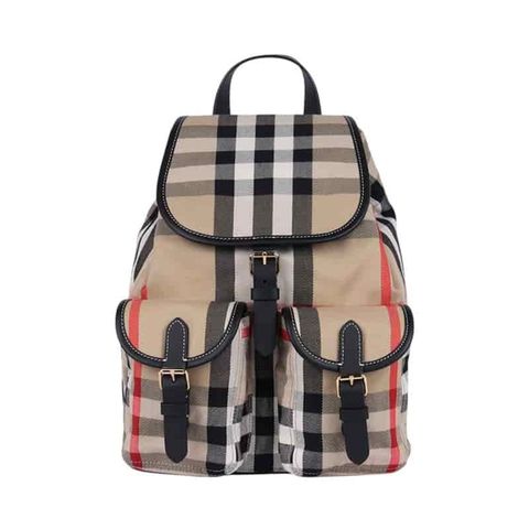 버버리 엔필드 체크 백팩