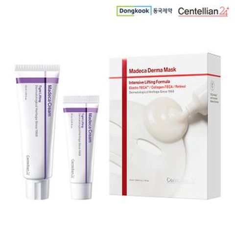 동국제약 마데카크림50ML*1EA+마데카크림15ML*1EA+ 더마마스크 인텐시브리프팅포뮬러 1박스(10매입)