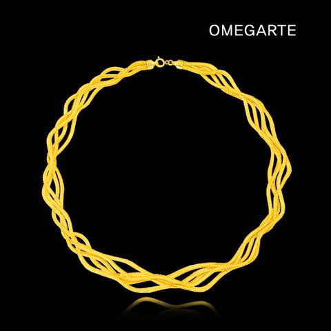 18K 이태리 골드 볼루미오 5줄 목걸이