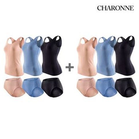 샤론느 풍기인견 브라탑 6종+팬티 6종(총 12종)