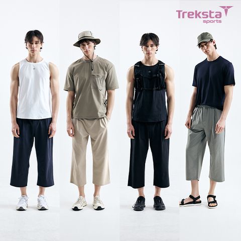 [Treksta]트렉스타스포츠 26SS 남성 쿨라이트 8부 팬츠 4종 세트