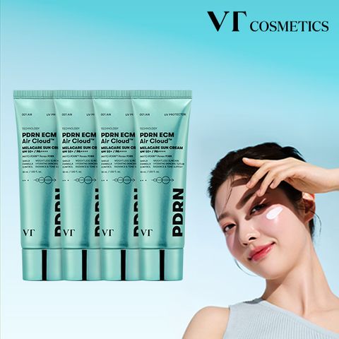 PDRN ECM 에어클라우드 멜라케어 선크림 50ml 4개