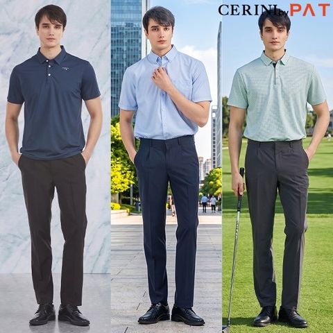 26SS CERINI by PAT 더편한 냉감 원턱 팬츠 3종