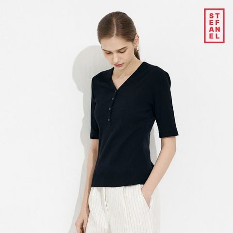 스테파넬 26SS 헨리넥 티셔츠 3종