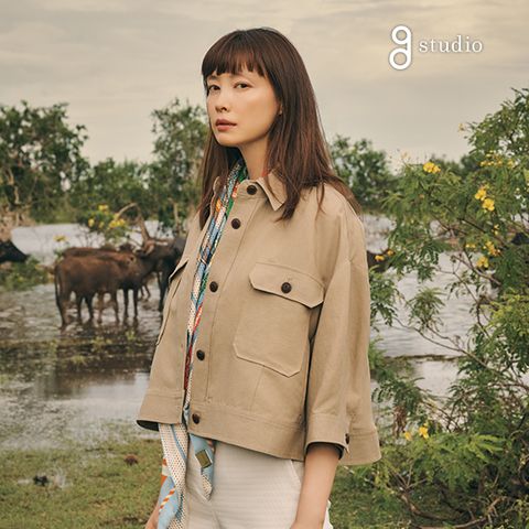 25SS 프렌치린넨리오셀 혼방 자켓