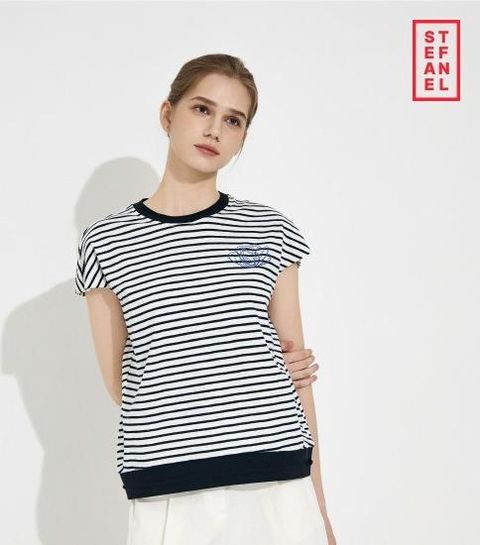 스테파넬 26SS 스트라이프 스트링 티셔츠 3종