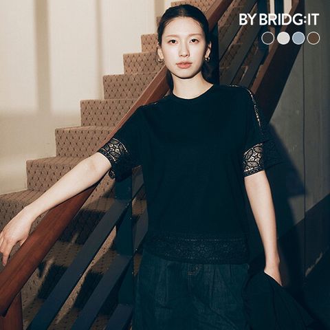 ○(런칭가 69,900원) 26SS 레이스 폰테 티블라우스 4종