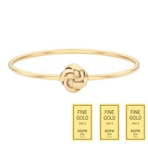 (방송에서만) [한국금자산관리] KGAM 18K 플라워 노트뱅글+추가