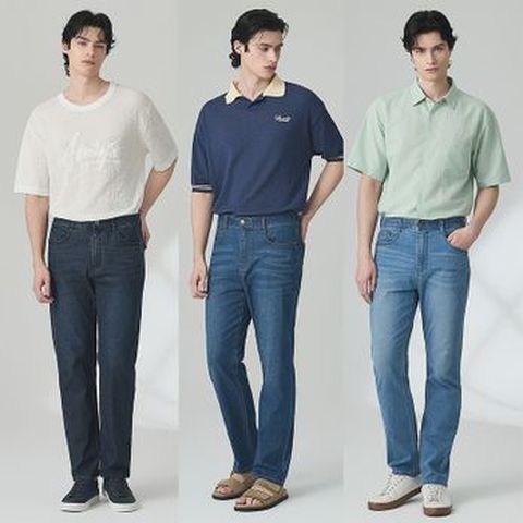 뱅뱅 26년 남성 썸머 라이크라 데님팬츠 3종