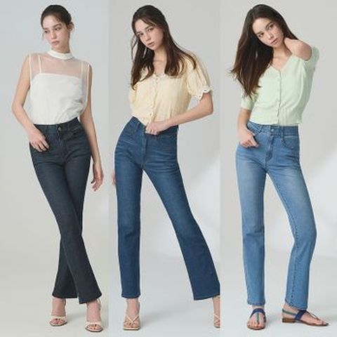 뱅뱅 26년 여성 썸머 라이크라 데님팬츠 3종