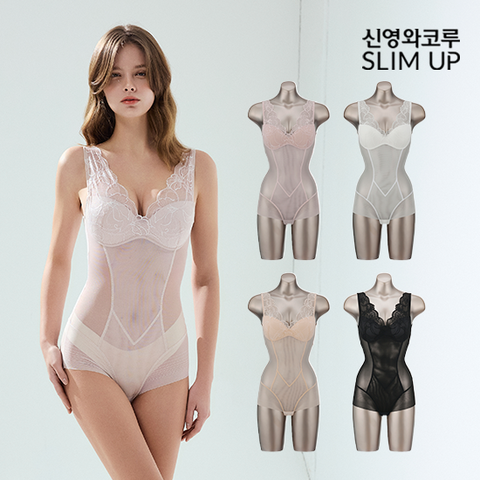 썸머 시스루 올인원 바디수트 4종