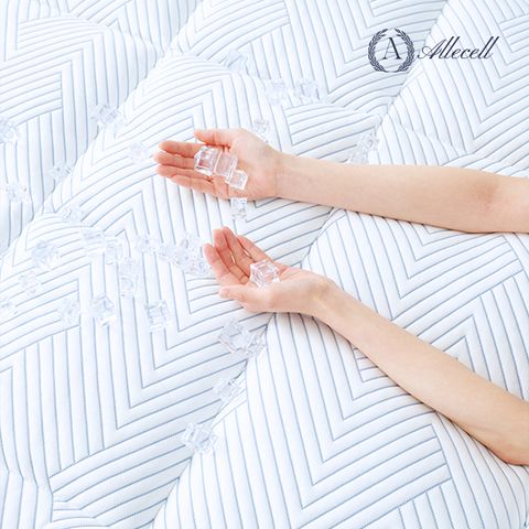 SS 에어쿨링 7중구조 냉감토퍼 1+1세트+냉감베개