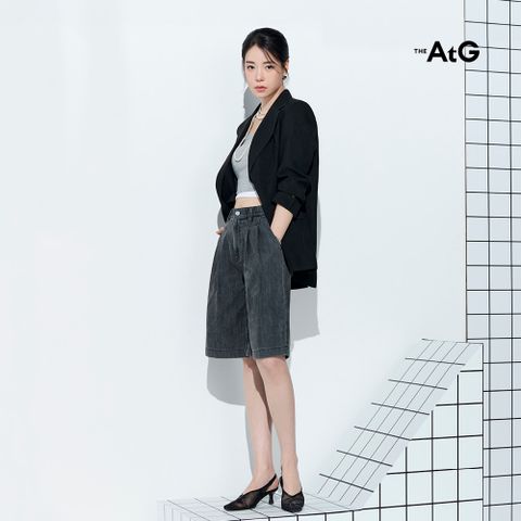 26SS 린넨혼방 데님 버뮤다