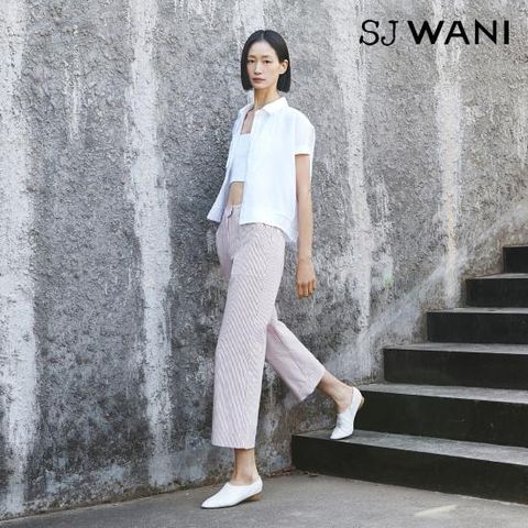 SJ와니 26SS 스트라이프 턴업 팬츠 1종 (골프)