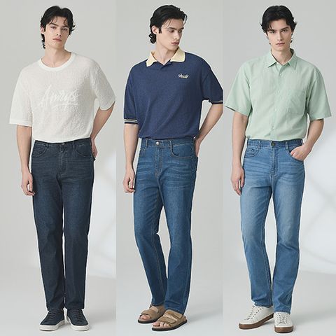 뱅뱅[매장 정품 동일! 썸머데님] 26SS 남성 썸머라이크라 데님 3종