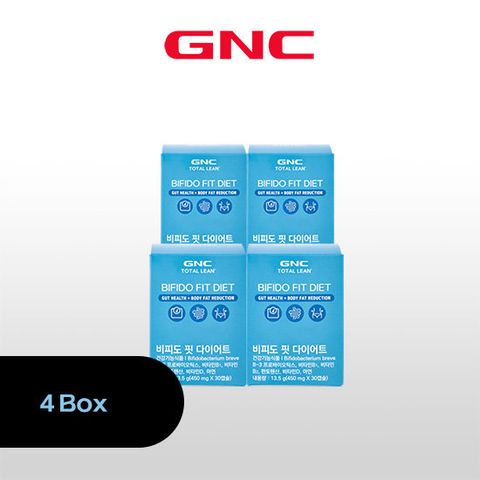 GNC 비피도 핏 다이어트 유산균 4박스