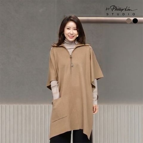 25FW 실루엣 니트 케이프