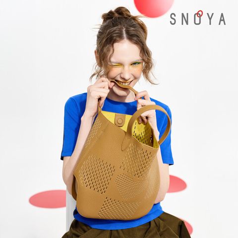 [SNOYA]스노야 26SS 에어 펀칭 버킷백