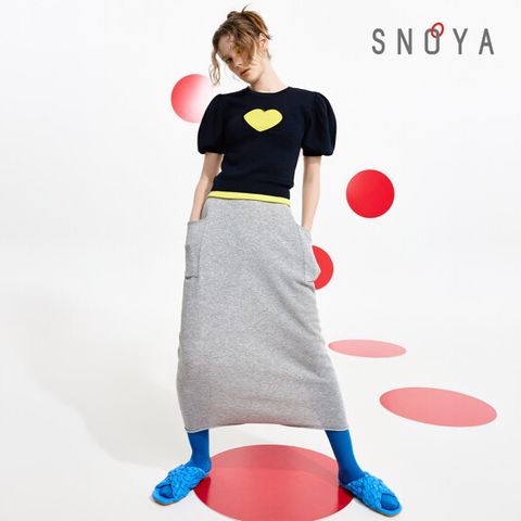[SNOYA]스노야 26SS 린넨블렌디드 듀얼 에어리 홀가먼트 스커트 팬츠