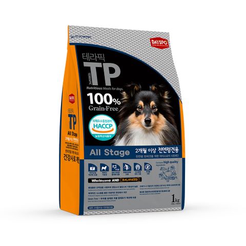 데이스포 테라픽 올스테이지 강아지 사료 1kg