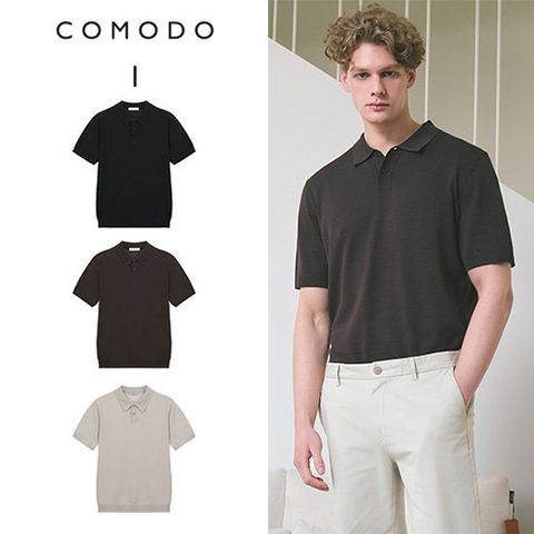 [코모도] 26SS 남성 썸머 인견 블렌디드 니트 3종