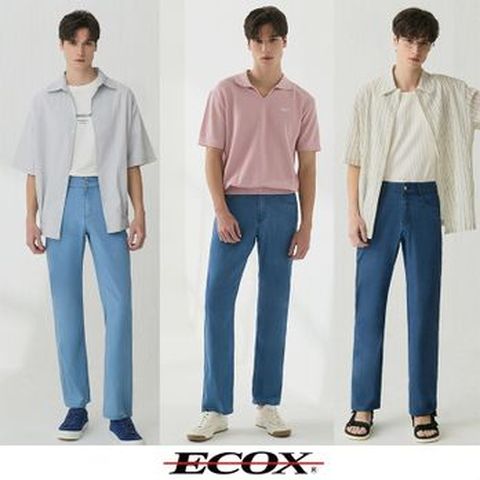 에콕스 남성 썸머 리오셀블렌디드데님팬츠3종