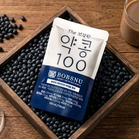 [유난희 단독구성] 밥스누 The건강한 약콩100 두유 10팩 x 12박스, 총 120팩