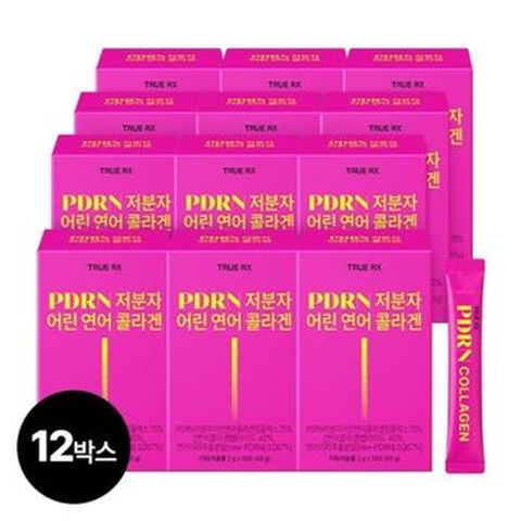 트루알엑스 PDRN 저분자 어린 연어콜라겐 12박스(총 360포)