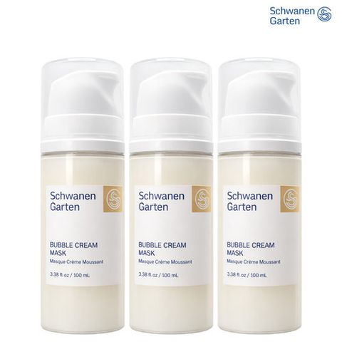 [홈앤쇼핑 단독/슈바넨가르텐] 버블 크림 기본 패키지(버블 크림 마스크팩 100ml x 3)