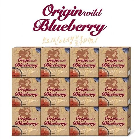 (VIP 한정수량) 오리진 캐나다 야생 블루베리 100% 12박스(30gx15포x12박스)