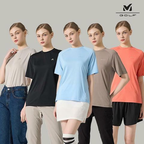 [롯데카드5%할인]26SS 밀레골프 반팔티셔츠 5종 여성