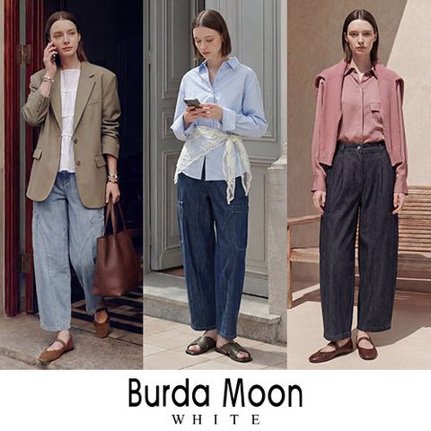 [부르다문]26SS 에어리 마 데님 팬츠 1종