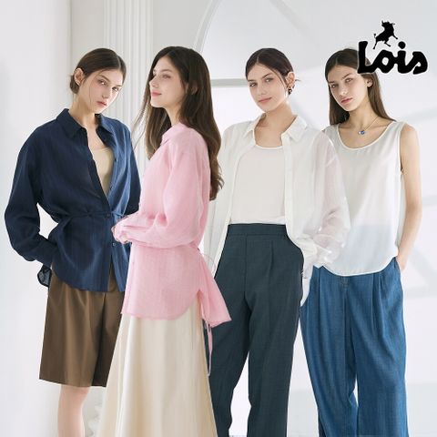 O Lois 로이스 26SS 여성 셔츠 3종 + 이너 1종