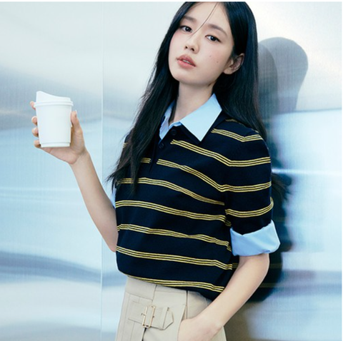 [최초가79,900원]26SS 코튼혼방 스트라이프 카라니트 3종