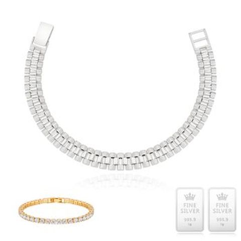 (방송에서만) [한국금자산관리] KGAM 925  렉스체인 팔찌+추가