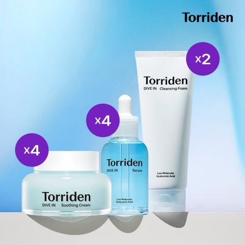 [오늘오네]  다이브인 수딩크림(100ml) 4 + 세럼(50ml) 4 + 클렌징폼(150ml) 2