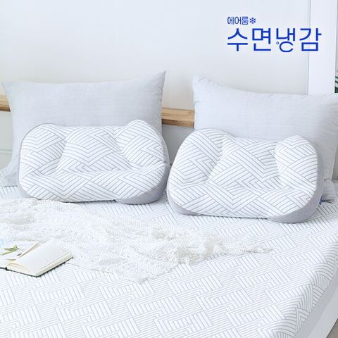 ☆방송에서만 풀세트☆[SS]냉감패드2장+냉감베개1개+냉감베개커버1장+냉감이불1장