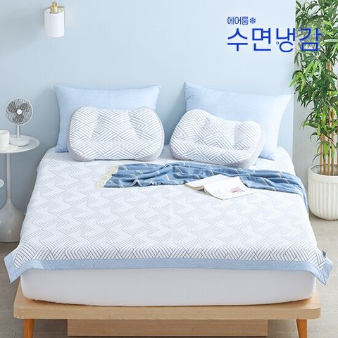 ★방송에서만 풀세트★[SS]냉감패드2장+냉감베개1개+냉감베개커버1장+냉감이불1장