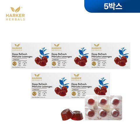 [뉴질랜드 직수입] 하커허벌 마누카 로젠지 MGO 514+  5박스