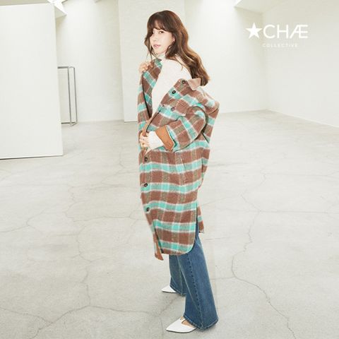 [온플] 25FW 알파카 체크코트
