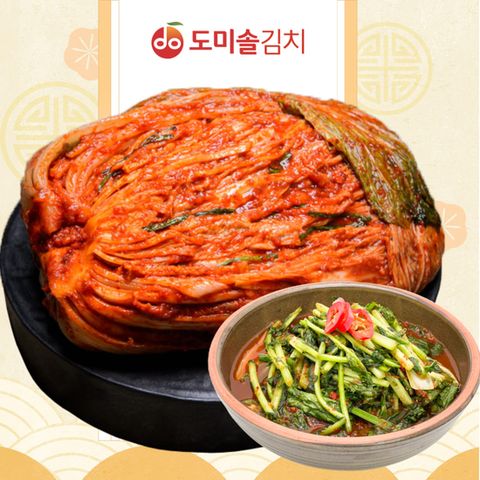 [도미솔] 절구통포기김치7kg+열무물김치3kg