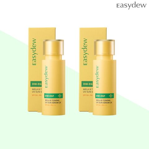 ★롯데단독 기미 선세럼★ 이지듀 멜라 비 토닝 UV 선 세럼 2X 싱글 패키지(선세럼 40ml *2)
