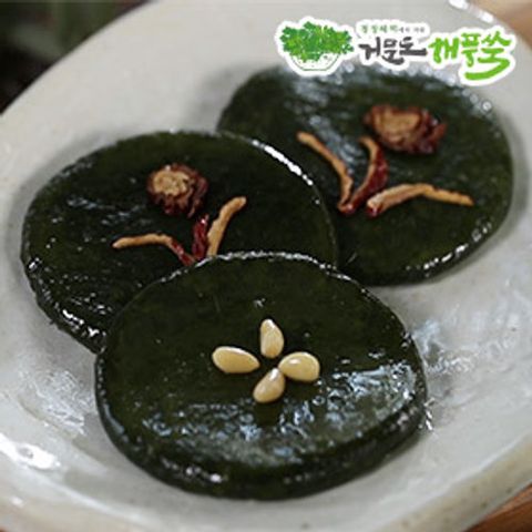 [거문도] 해풍 쑥개떡 세트, 총 91개(쑥개떡65개+쑥송편26개)