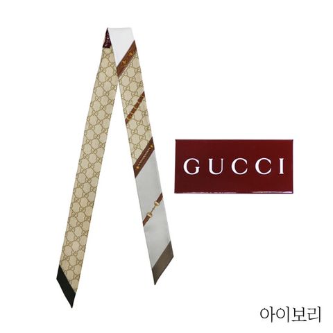 구찌 GG 투톤 실크 스카프(791008)