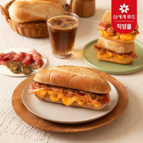 [롯데카드5%할인]베키아에누보 샌드위치 1+1 골라담기 신상품(비프치즈/베이컨할라피뇨/머쉬룸/바질모짜/바질토마토/페퍼로니)