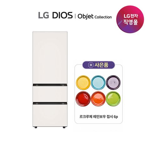 LG Fit & Max 오브제 김치톡톡 글라스 1등급 324L Z334GBB151