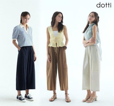 26SS 도티 여성 썸머 커브드 쿨팬츠 3종 (D6N8W)