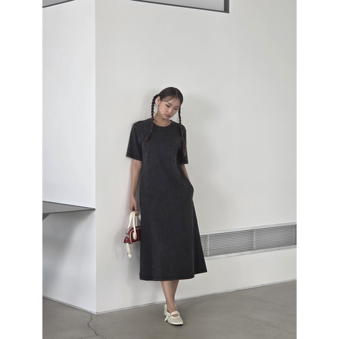 O 아쿠아리모네 26SS 여성 피그먼트 원피스