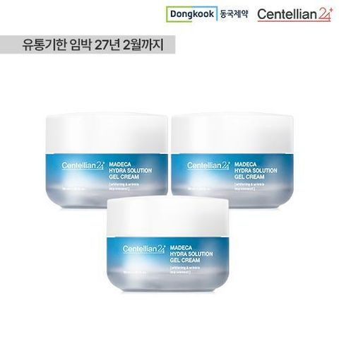 [삼성카드5%할인]동국제약 마데카 하이드라 솔루션 젤크림 50ml*3개 